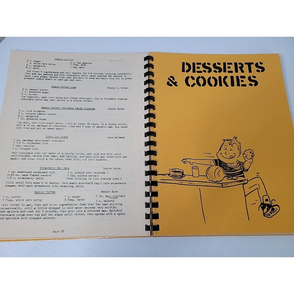 Vintage Happy Meals to You Women's Ministries Christian Burley Idaho Cookbook 89
